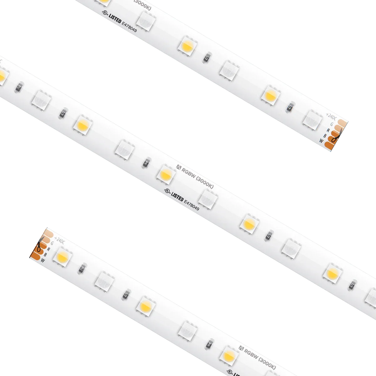 Proluxe PLX-HTL54-RGBW-24V-16 HI RGBW,IP54,24V,16.4FT RL,4.6W/FT,5050 3-IN-1 &WW ALT. LEDS, 80+CRI, 6.56" CUT,16.4FT MAX, Y0409682/TL-4PWR-HD 12MM 5PIN CONNECTORS(RGB+W) W/6' CABLE