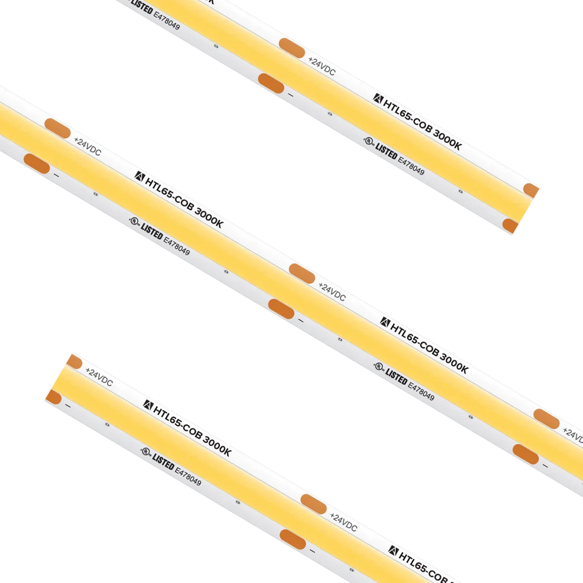 Proluxe PLX-HTL65-COB-WW-CC CUSTOM CUT HTL COB TAPE LIGHT, IP65, 1.96" CUT INCREMENT, 3000K, 4.5W/FT