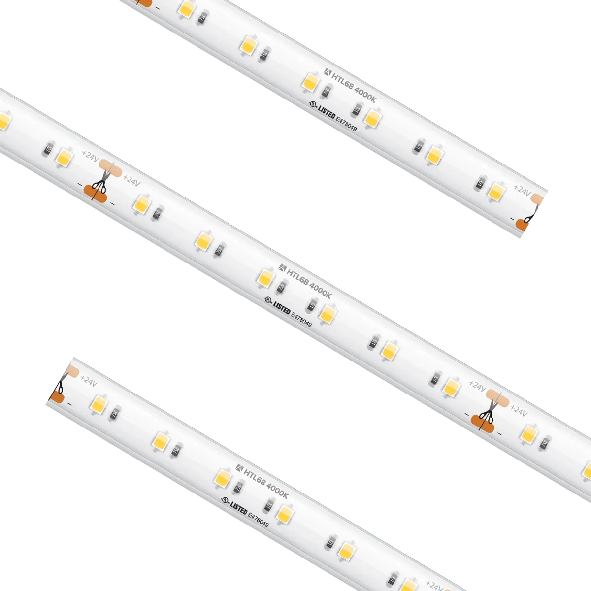 Proluxe PLX-HTL68-40K-24V-16 HIGH GRD TRULUX IP68,24V,4000K,16.4FT RL,4.6W/FT,94+CRI