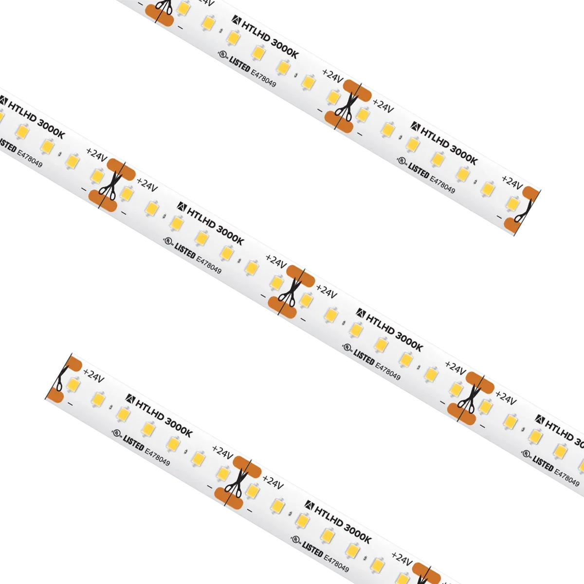 Proluxe PLX-HTLHD54-30K-24V-16 HTL HD HIGH OUTPUT TRULUX,24V,3000K, 16.4FT RL W/3 TL-CONKITS: Y0409676/TL-2PWR-HD 10MM 2PIN CONNECTOR W/6' CABLE, 3.65W/FT.IP54, 94+CRI, 1.51"CUT, 16.4' MAX