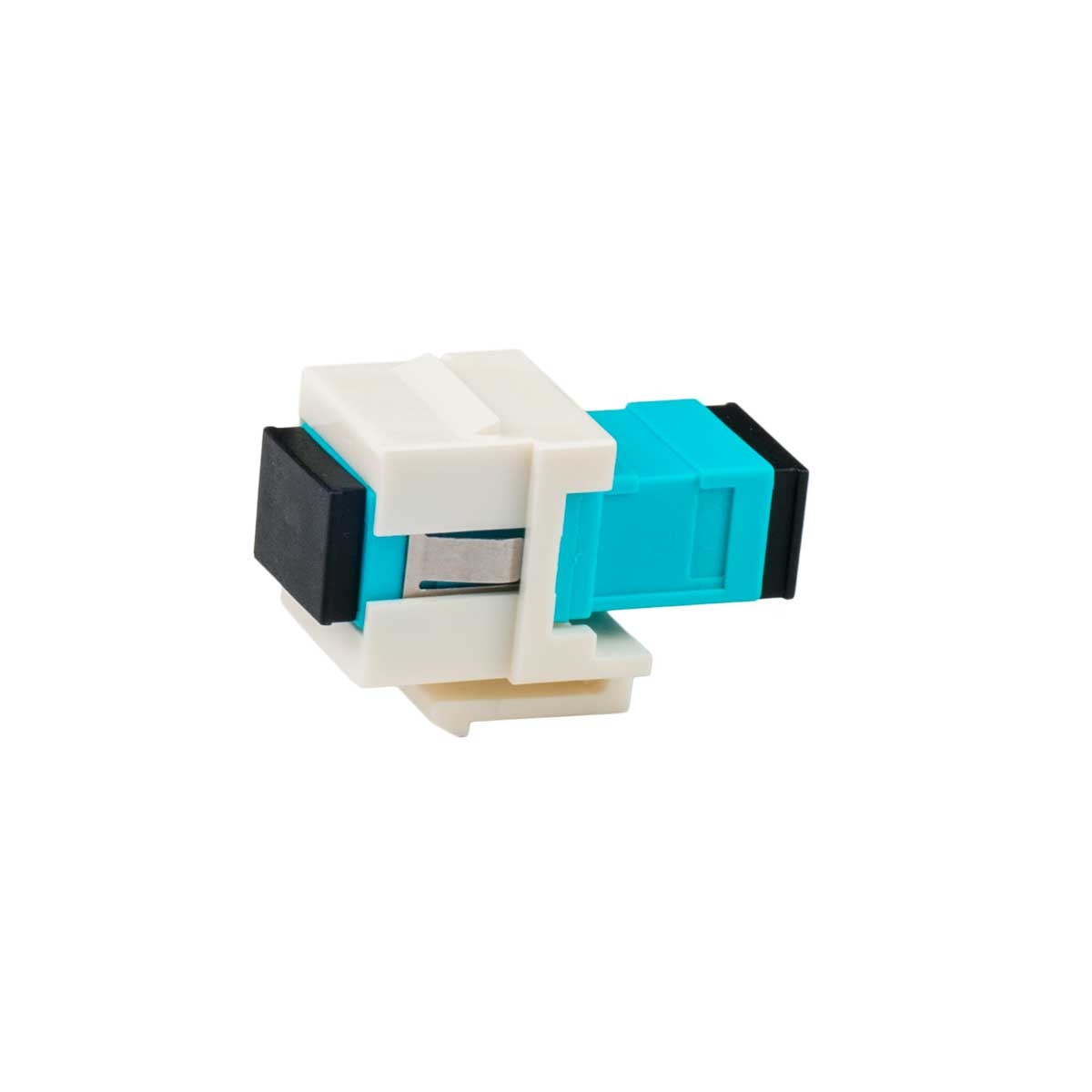 Cleerline SSF-SC-MMKILA Fiber optic keystone insert, Simplex SC to SC, Multimode, Light Almond Per Each