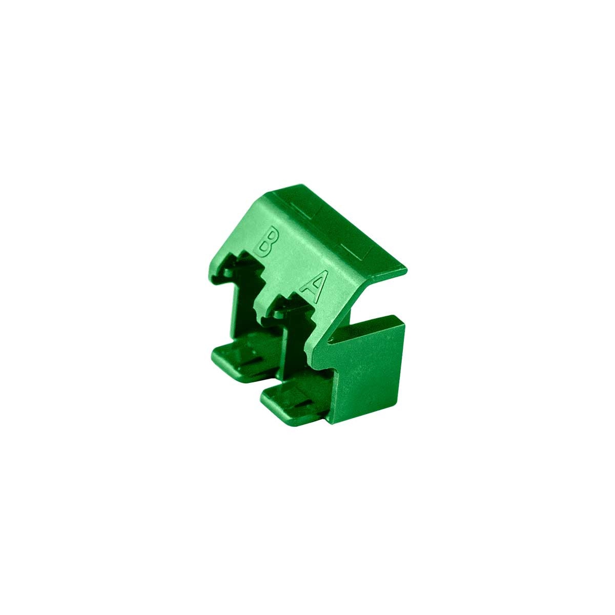 Cleerline SSF-LC-SMAPC-CL SSF™ LC SM/APC Duplex Connector clip w/Polarity Tubes (Green) Per 100 Pack