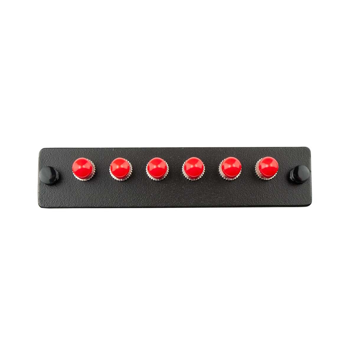Cleerline SSF-ST06-MM-SM Adapter Plate, 6 Fiber, Simplex, ST/UPC, 50 µm OM3-4 or 9 µm OS2 Per Each