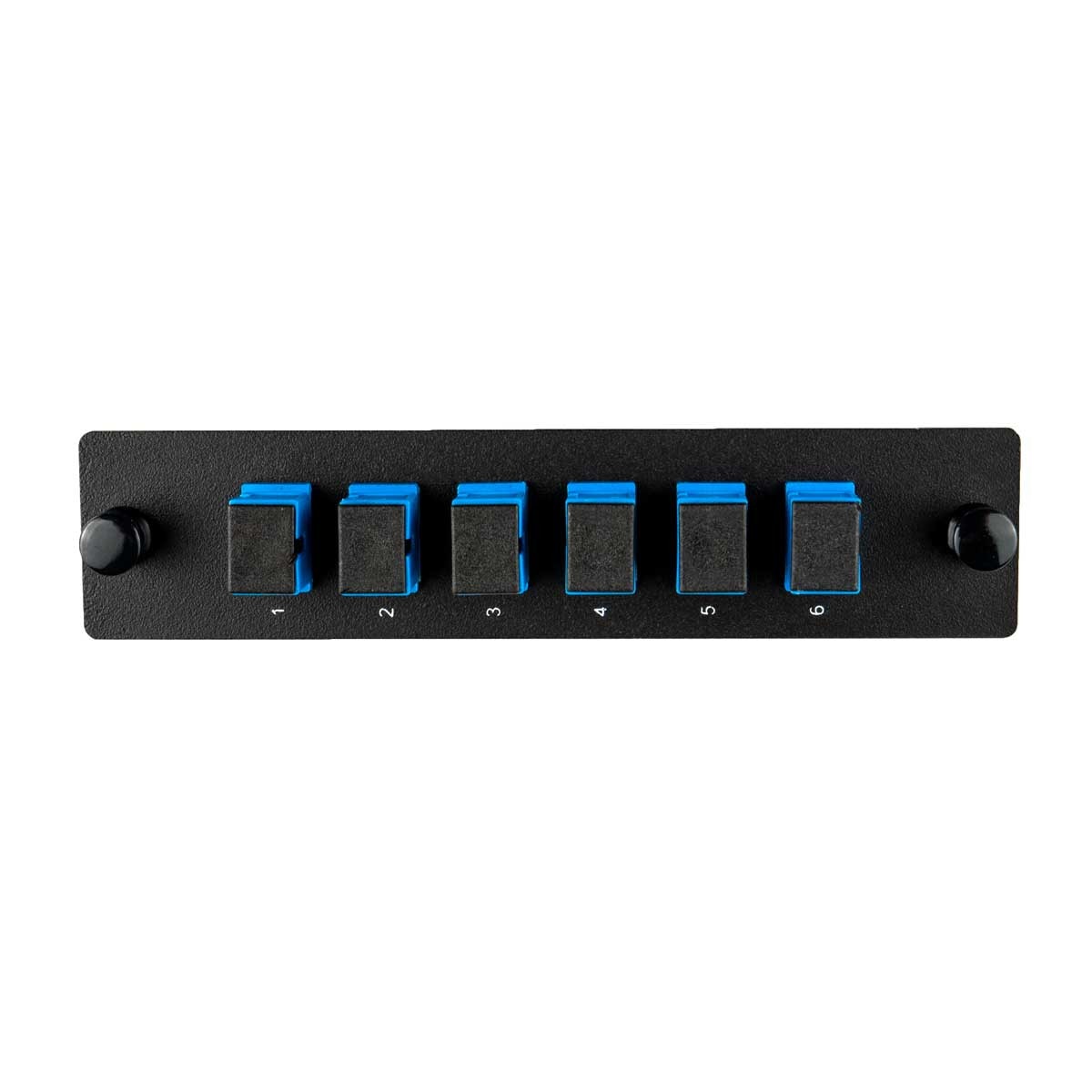 Cleerline SSF-SC06-SM-OS2 Adapter Plate, 06 Fiber, Simplex, SC/UPC, 9 µm OS2, Blue Per Each