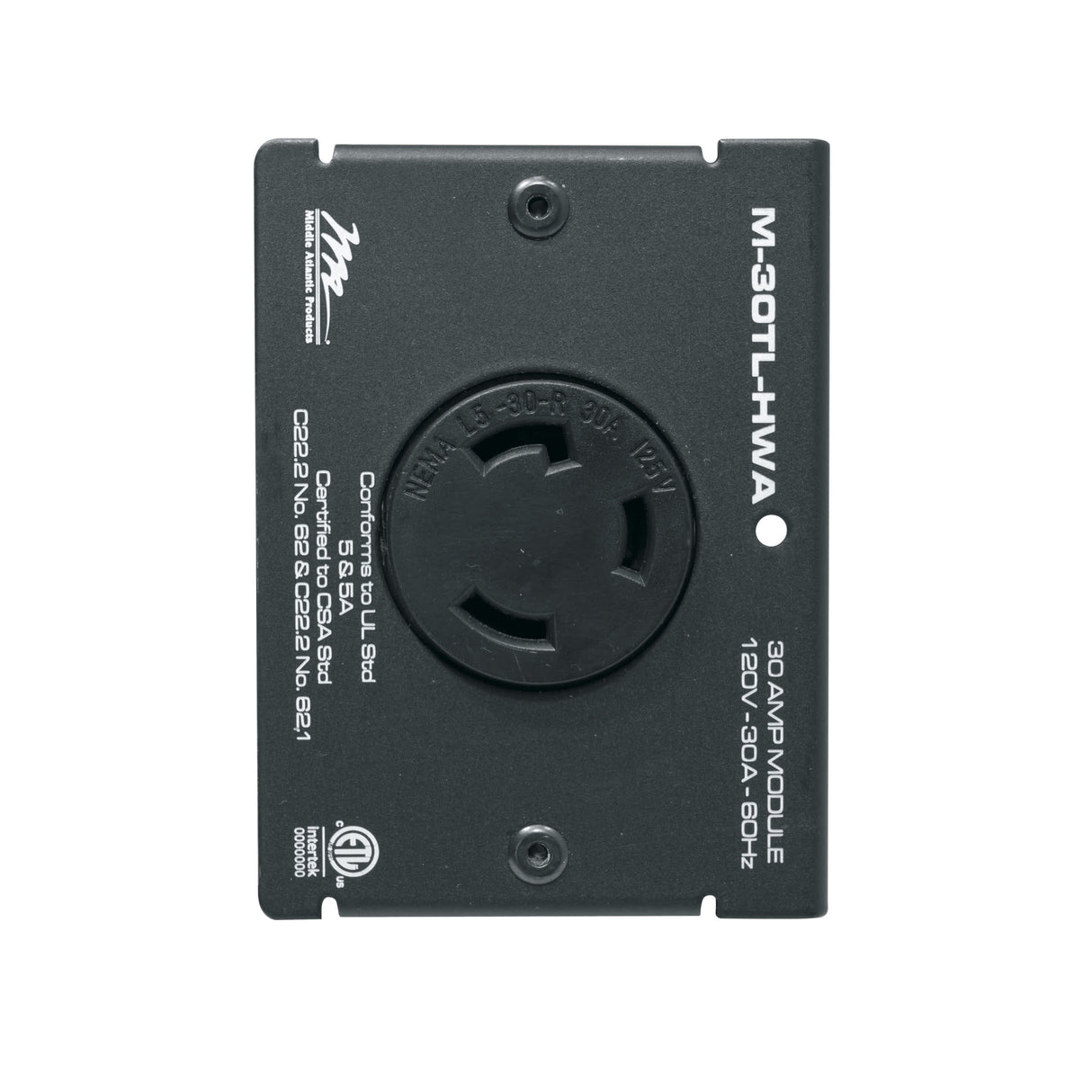 Middle Atlantic M-30TL-HWA 4"MPR 30A TWLK L5-30R