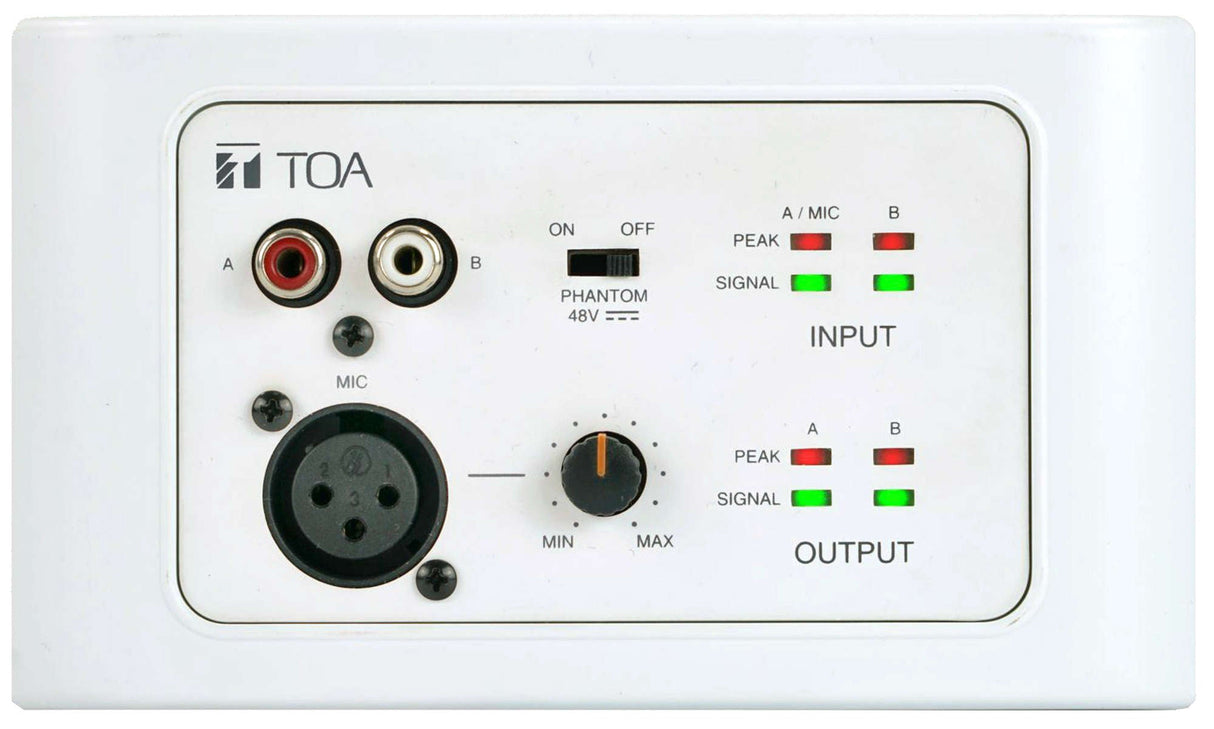 TOA M-822IO-AM Audio Expander-Adds1 Mic Input and 1 Line Level Input per Unit