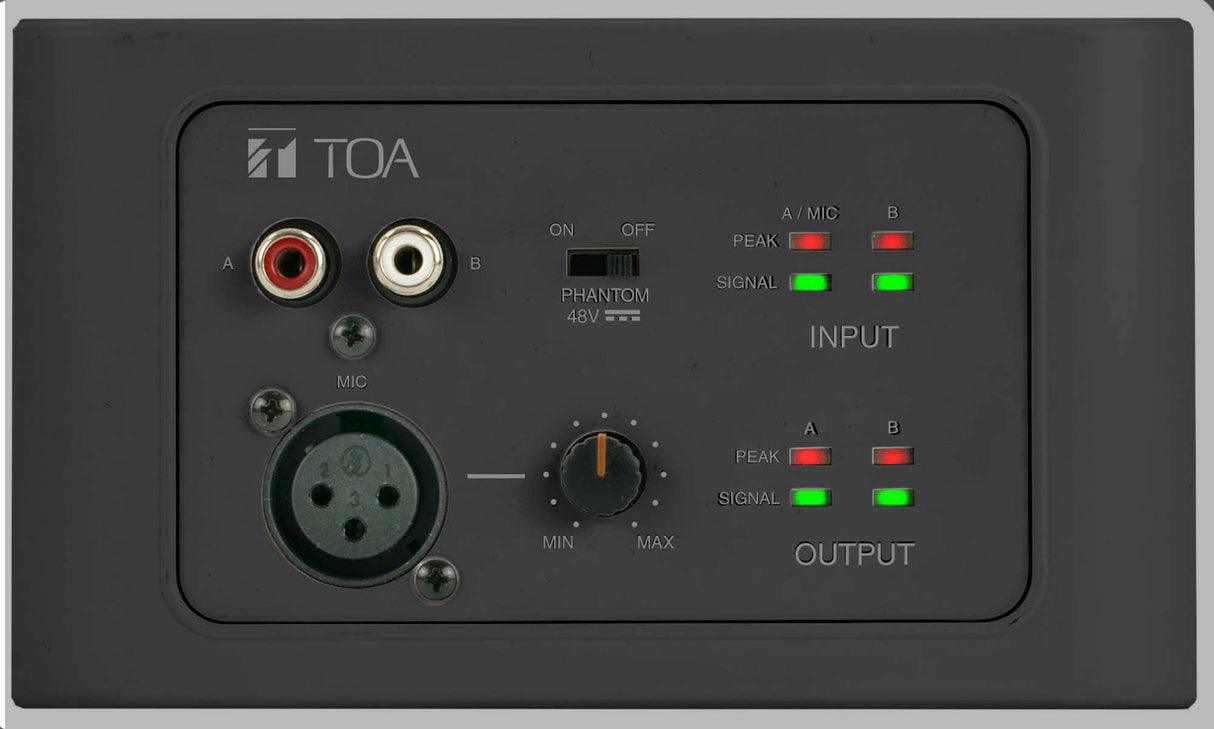 TOA M-822IOB-AM Audio Expander-Adds1 Mic Input and 1 Line Level Input per Unit