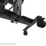 Kanto MPC77 Rolling TV Stand with Keyboard Tray for 37" - 77" TVs - Compatible with Logitech® Tap and Rally Bar Conferencing Device