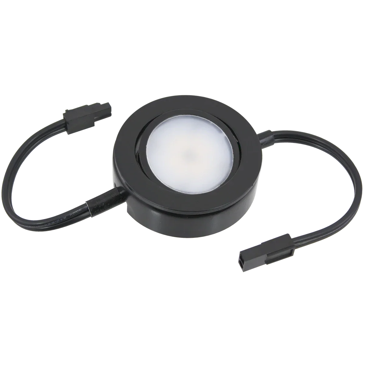 Proluxe PLX-MVP-27K-IL-BK MVP PUCK,120VAC, 4W,MATTE BK, C/ETL/US, W LEAD + TAIL WIRE,2700K,PUCK,>90CRI