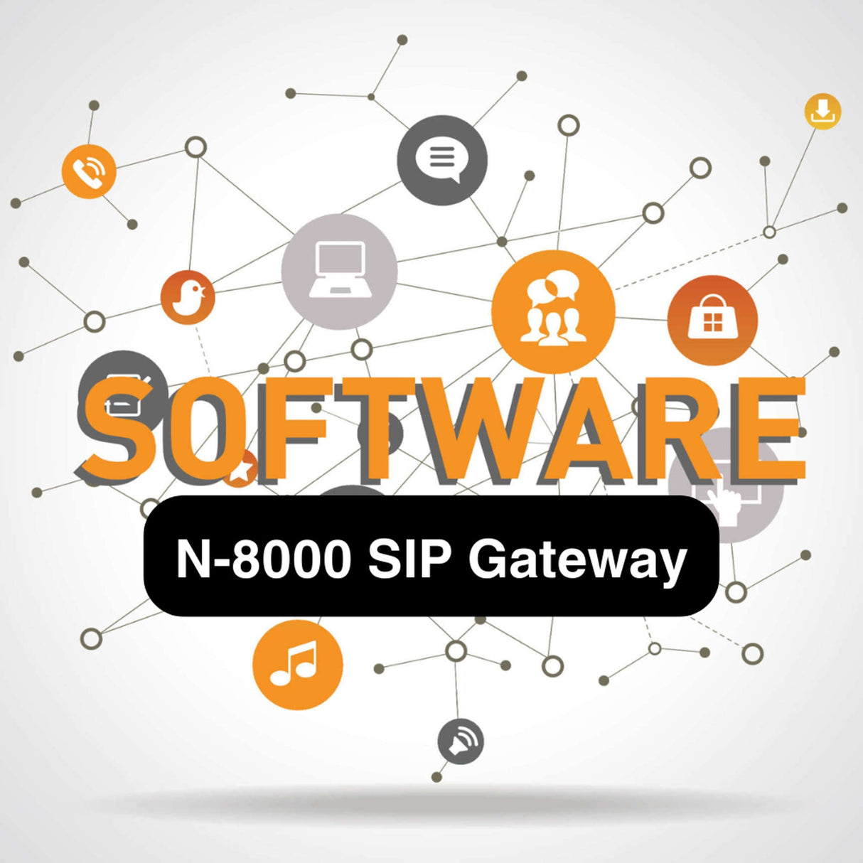 TOA N-8000SG Q2 SIP Gateway for N-8000 systems