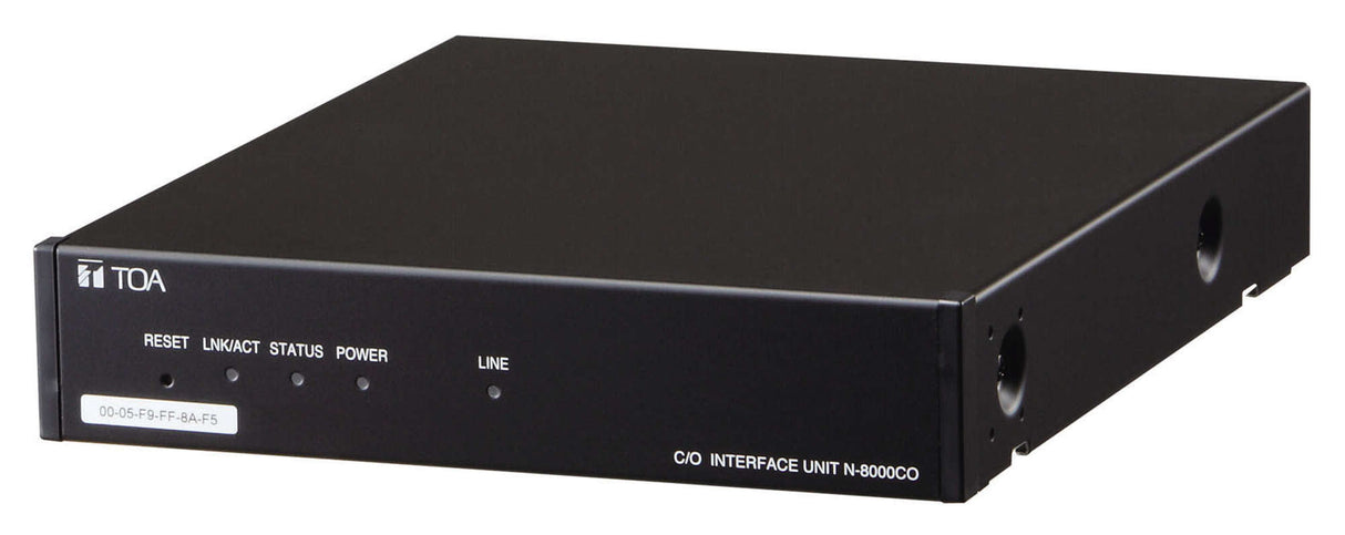 TOA N-8000CO CU N-8000 IP Intercom analog telephone-line interface, Supports (1) outside telephone (C/O) Line