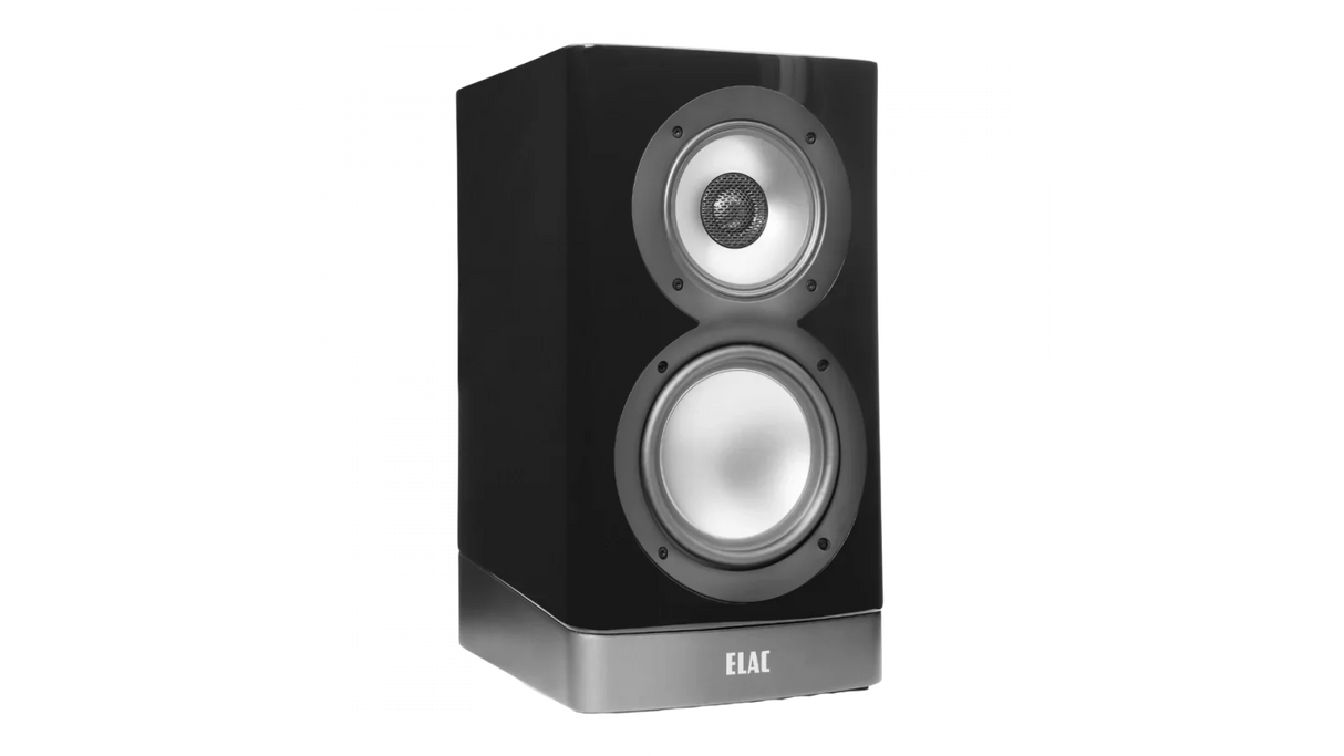 Elac 5.25" Navis ARB51 Powered Bookshelf Loudspeakers - Gloss Black, Pair