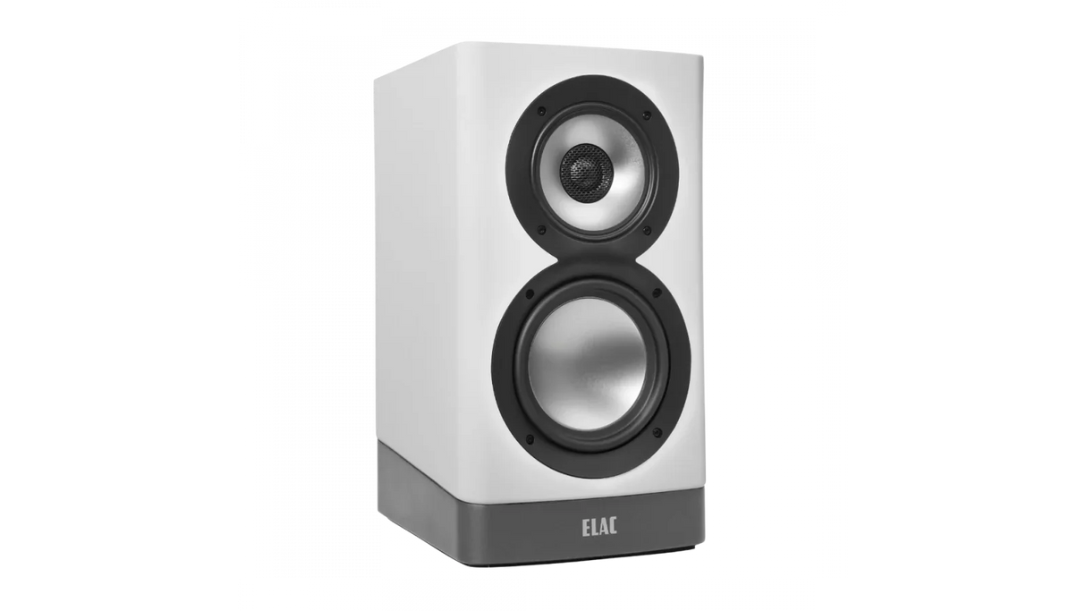 Elac 5.25" Navis ARB51 Powered Bookshelf Loudspeakers - Gloss White, Pair
