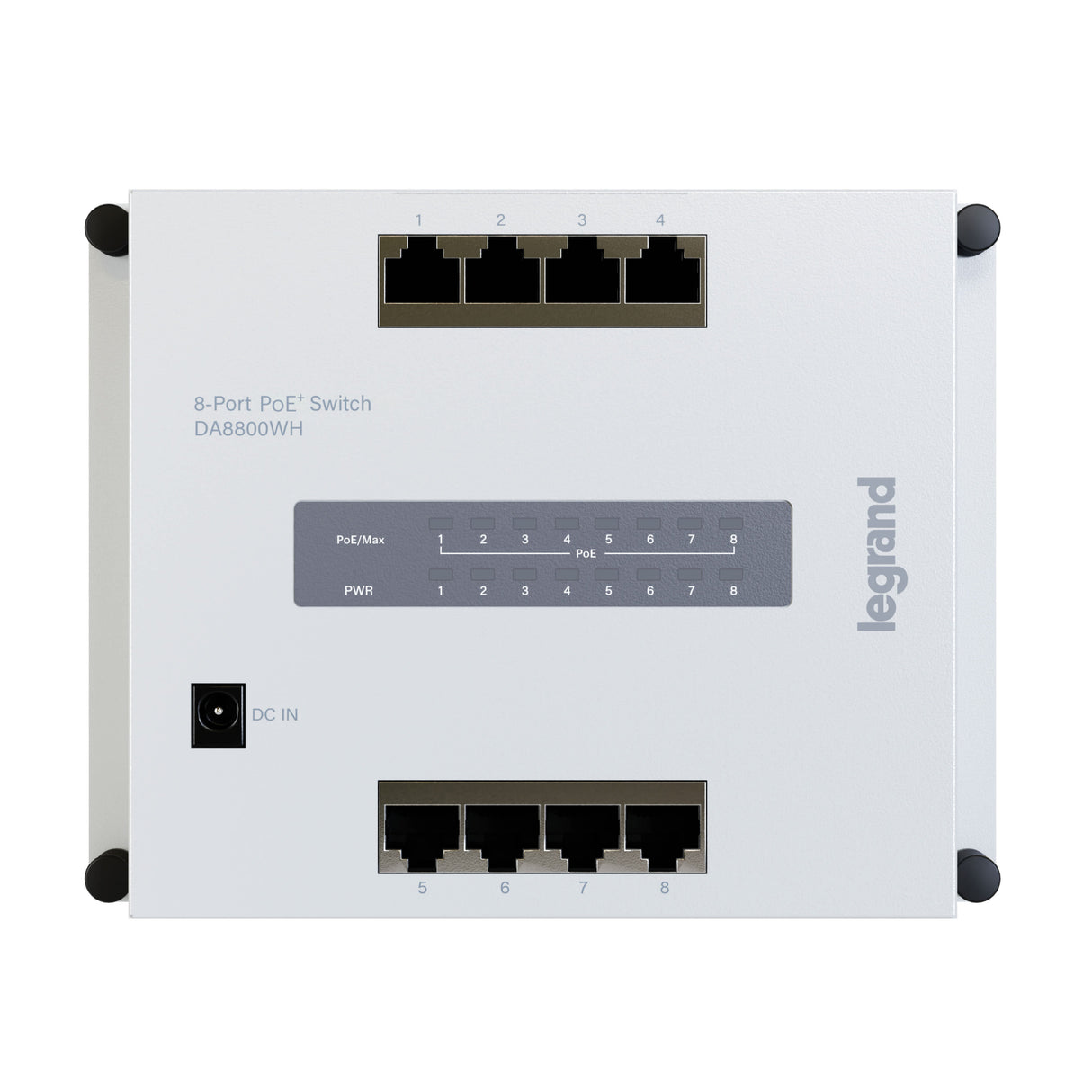 On-Q DA8800WH 8 PORT PoE SWITCH