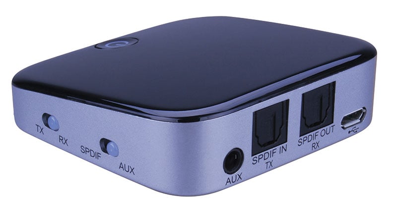 Pulse Audio PABT410 Transmitter/Receiver with Bluetooth 4.1 Wireless Technology