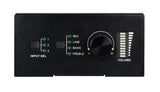 Pulse Audio Single Channel 100w 70/100 Volt Amplifier w/Mic Input