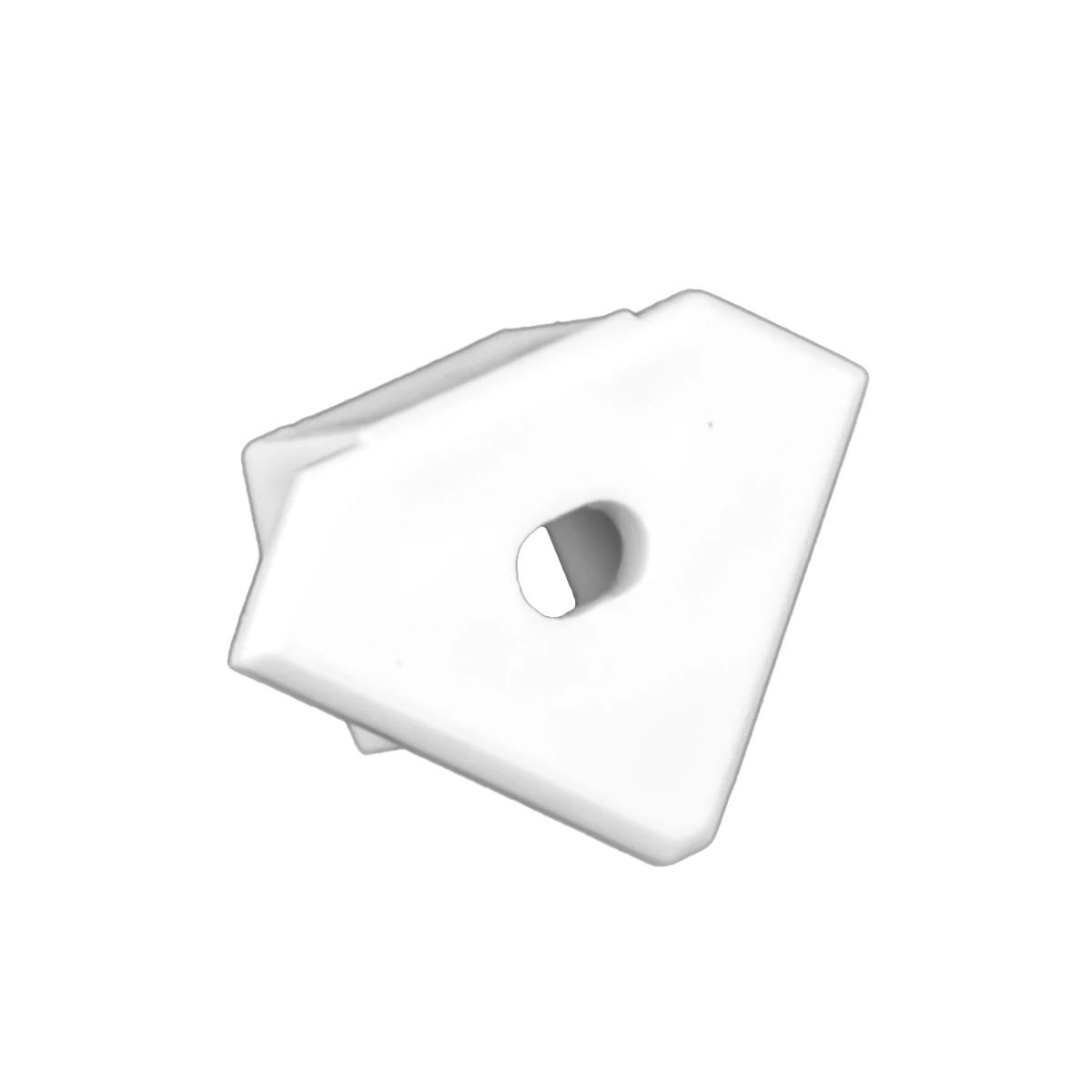 Proluxe PLX-EXTP-45-2M-WH SO: PREMIUM 45-DEGREE EXTRUSION, ANOD. ALUM, 2M, WHITE