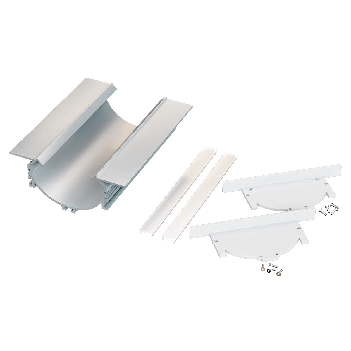 Proluxe PLX-EXTARC-2M-BNDL1 ARC BUNDLE OF (1) WILL INCLUDE: 78.74" (2M) ALUM,.COVER,.FEED, END, CLIP, HIGHER GRADE LENS WITH UV INHIBITOR