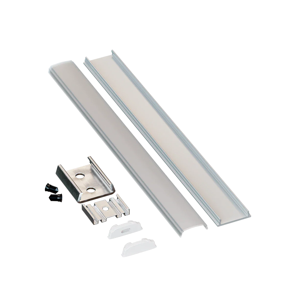 Proluxe PLX-EXTCMBR-2M-BNDL1 CAMBER BUNDLE OF (1) WILL INCLUDE: 78.74" (2M) ALUM,.COVER,.FEED, END, CLIP, 180 SPLICING STRIP,PRE-DRILLED WITH COUNTERSUNK HOLES,HIGHER GRADE LENS WITH UV INHIBITOR