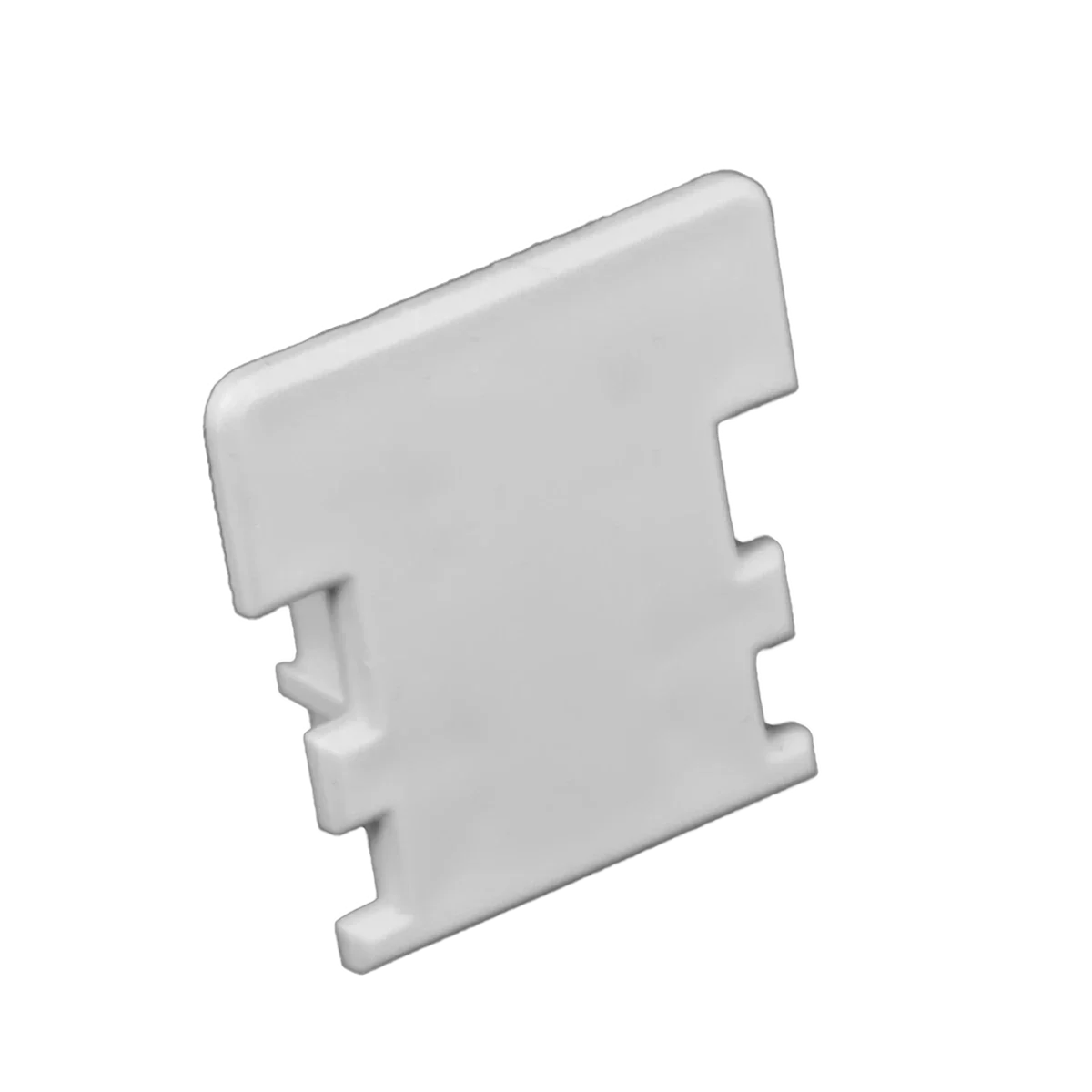 Proluxe PLX-EXTPAVER-END SO: END CAP FOR PAVER EXTRUSION, WHITE PLASTIC