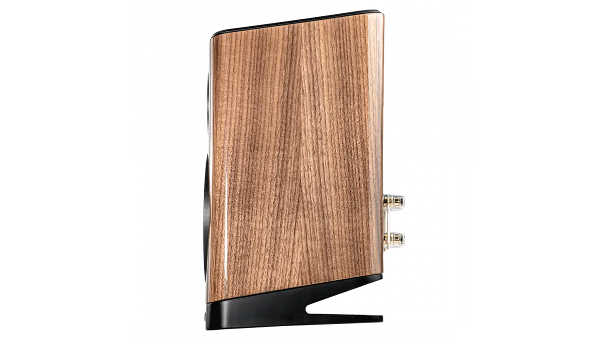 Elac Vela 6" 2-Way Bookshelf Speakers with JET 6 Tweeter - Gloss Walnut, Pair