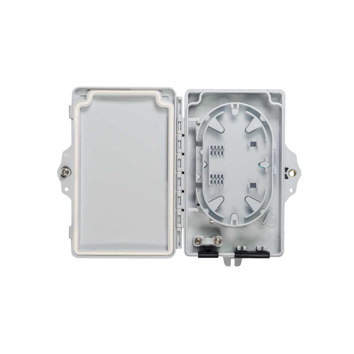 Cleerline SSF-OTB2 Outdoor Fiber Optic Plastic Enclosure, Empty (Holds 2 SC Simplex or 2 LC Duplex Adapters) Per Each