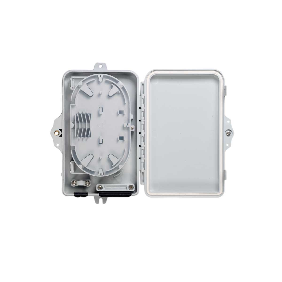 Cleerline SSF-OTB4 Outdoor Fiber Optic Plastic Enclosure, Empty (Holds 4 SC Simplex or 4 LC Duplex Adapters) Per Each