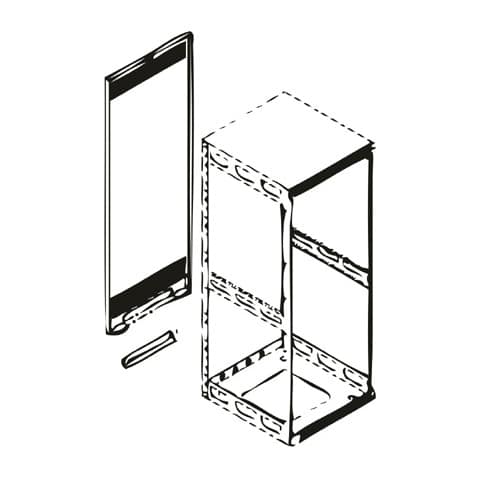 Middle Atlantic RAP14 SLIM 5-14 REAR ACCESS PAN
