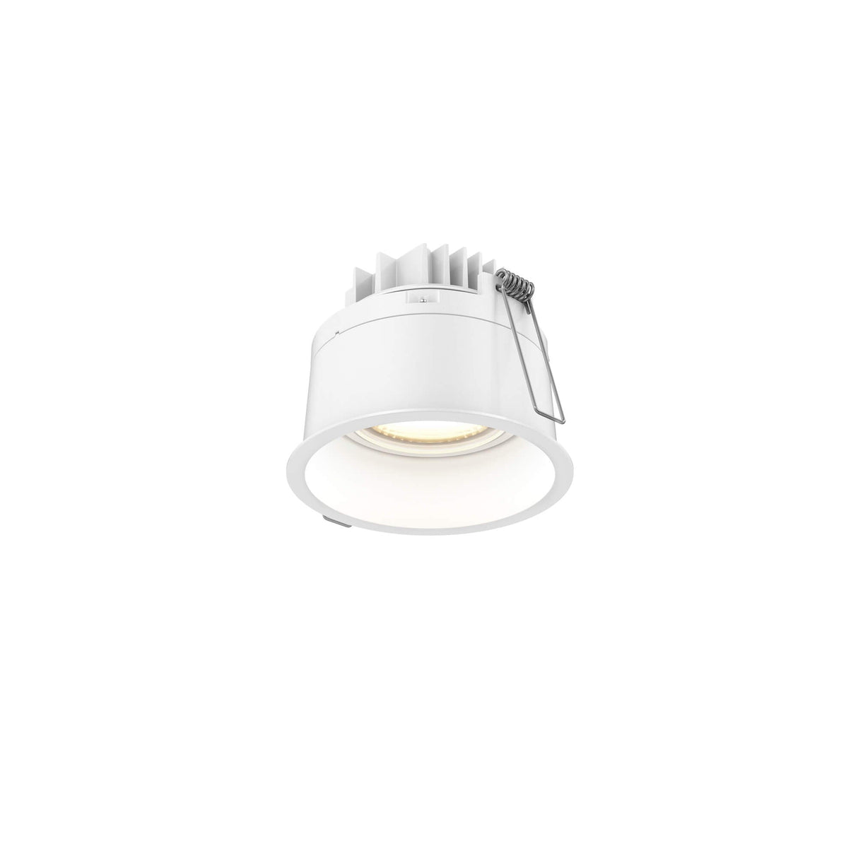 DALS RGM2-CC-V-WH 2 Inch Round Indoor/Outdoor Regressed Gimbal Down Light - universal 120V-347V, 0-10V dimming