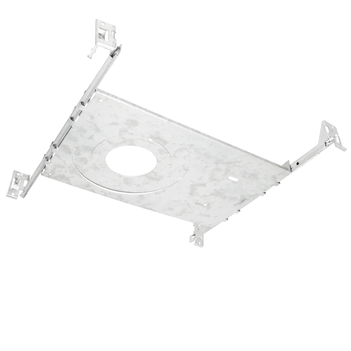 Proluxe PLX-RP-2/4/6 MULTI-SIZE: 2.5", 4" AND 6" NEW CONSTRUCTION PRE-MOUNTING PLATE WITH COLLAR FOR USE WITH SCREW DOWN “C” STYLE REMODEL HOUSINGS