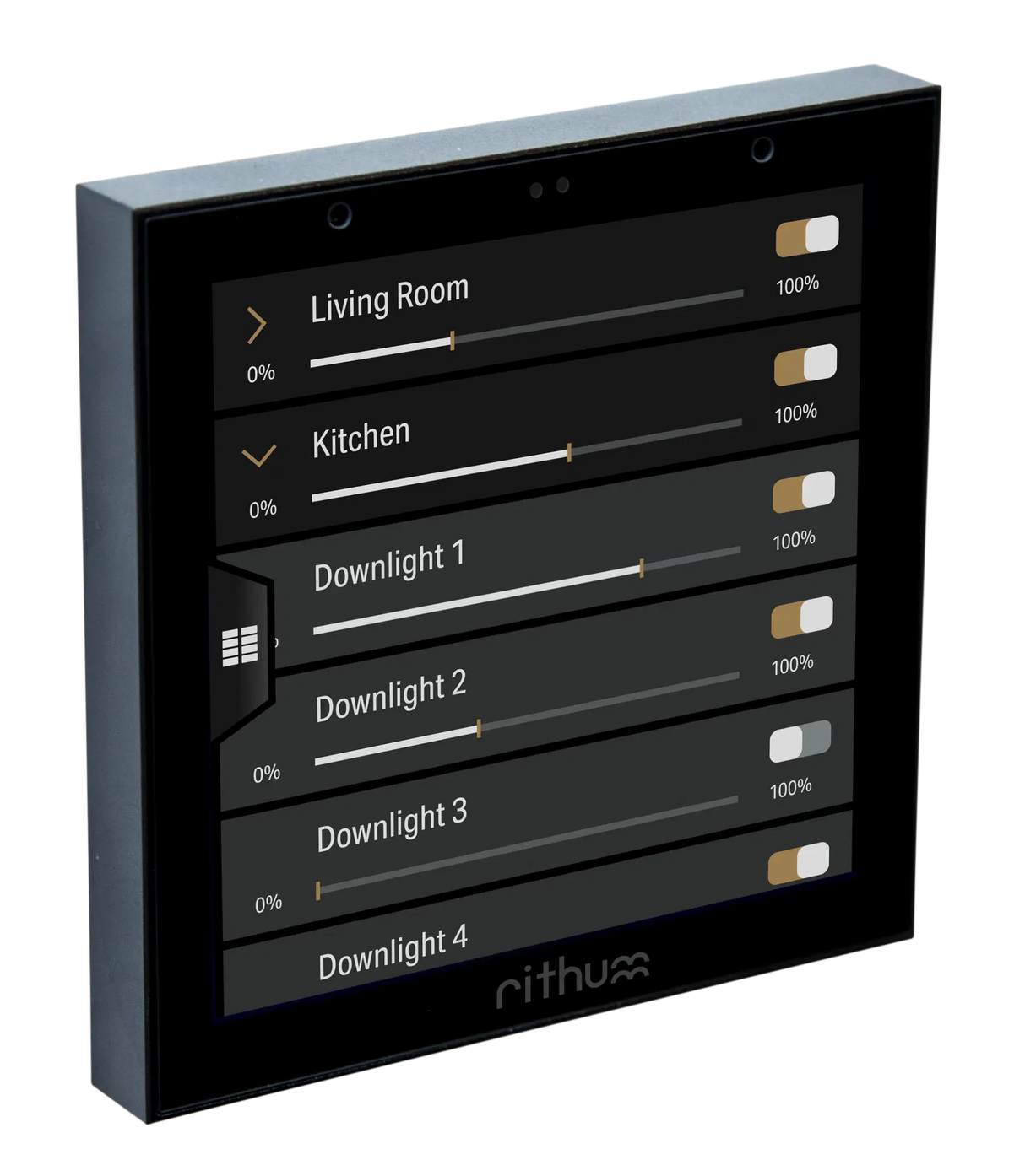 Rithum RSP-01-BL Rithum Switch Pro (adds PoE & speaker, includes Audio Intercom)