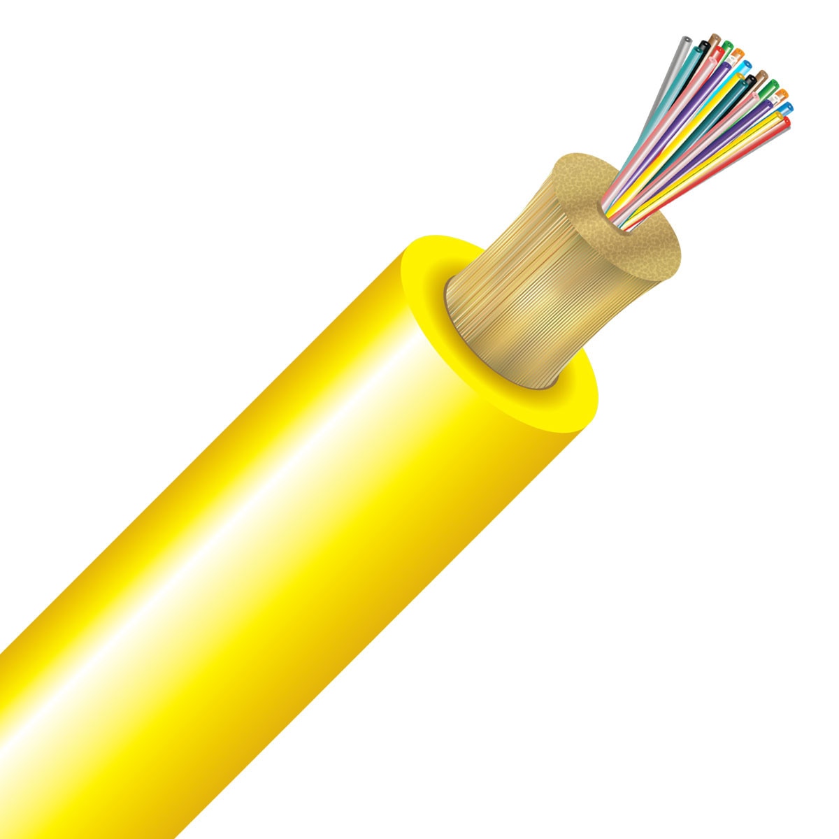 Cleerline 24STD9125SMOS2P-B 24 Strand SSF™ Single Tube Micro-Distribution LT, Plenum I/O, 9/125, G657 A2/B2 OS2 Per FT