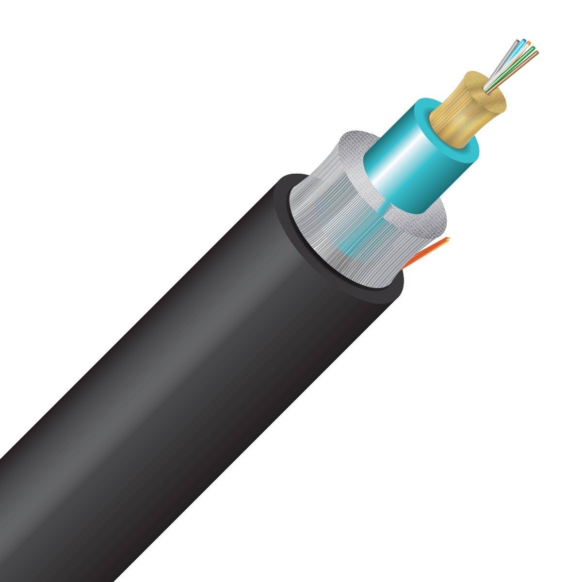 Cleerline 6RMD50125OM3R-B 6 Strand SSF™ Rugged Micro-Distribution LT, Riser I/O, 50/125, OM3 Per FT