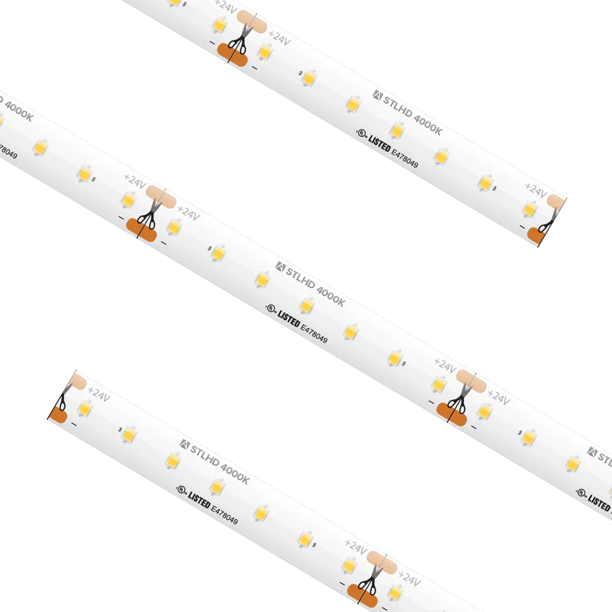Proluxe PLX-STLHD54-40K-24V-100 STL HD GRD TRULUX,24V,4000K, 100FT RL W/5 TL-CONKITS: Y0409676/TL-2PWR-HD 10MM 2PIN CONNECTOR W/6' CABLE, 2.19W/FT.IP54, 94+CRI, 2.46"CUT, 16.4' MAX