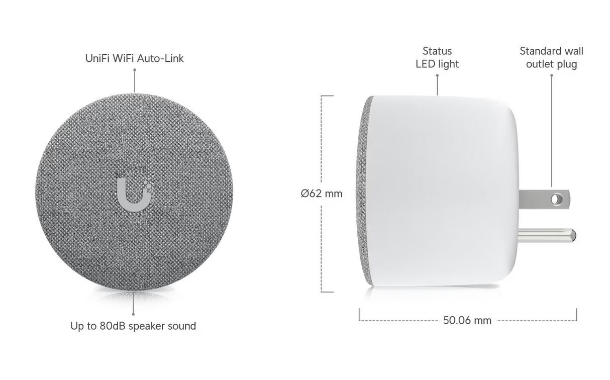 Ubiquiti UP-Chime-US WiFi Smart Chime