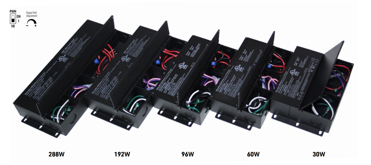 Lumentruss Universal 24V LED Driver, 120/277V
