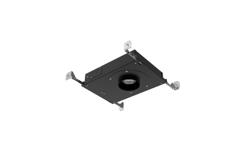 CSL 3" Eco-Downlight Static White Adjustable Shallow Plenum Housing + LED Engine