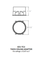 CSL 1" Eco-Downlight Trim Accessories