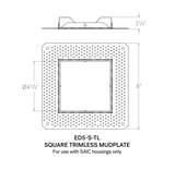 CSL 5" Eco-Downlight Mudplate (5" Trimless Reflector Required)