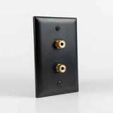 Speaker Snap SSKPB2 Keystone Insert Binding Posts 1 Pairs / 2 Pieces (Black)