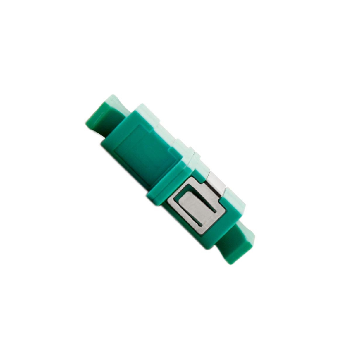 Cleerline SSF-SSCSC-MMADP SC/UPC Multimode Simplex Adapter (Aqua) Per Each