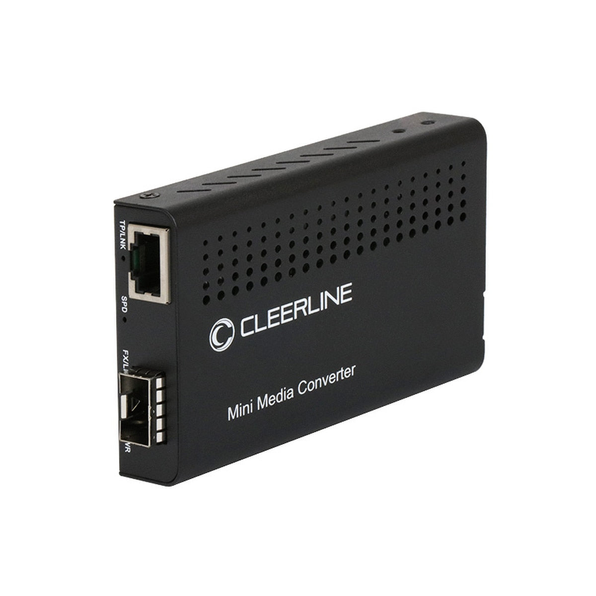 Cleerline SSF-SFP-RJ45-10G 10G Ethernet to 10G Base-X SFP+ extender, AC US power supply Per Each