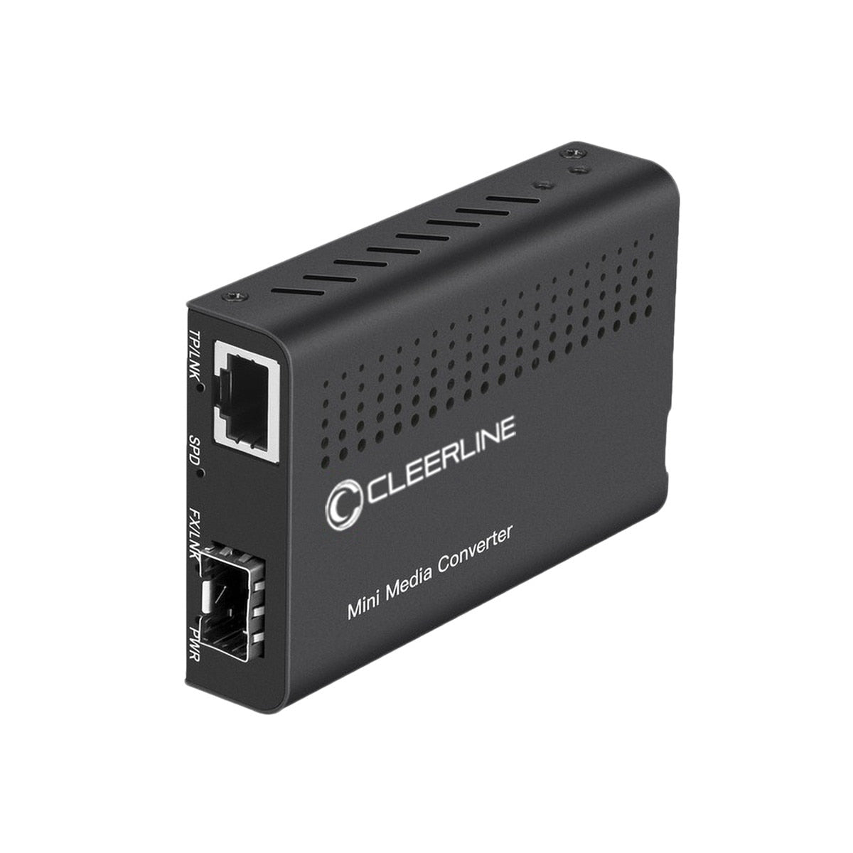 Cleerline SSF-SFP-RJ45-1G Gigabit 10/100/1000Base-Tx to 100/1000Base-X SFP extender, AC US power supply Per Each