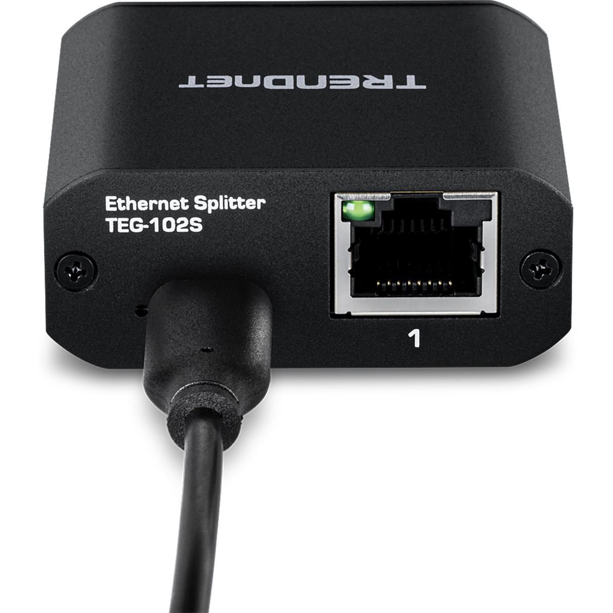 TRENDnet TEG-102S 2-Port Gigabit Splitter with USB Type C Power