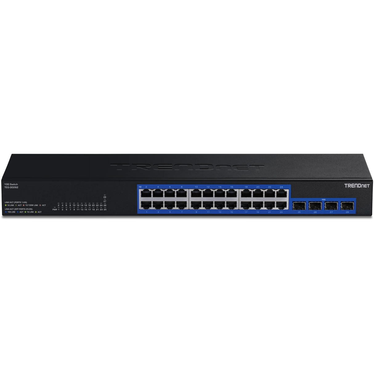 TRENDnet TEG-30262 28-Port Gigabit Switch with 4 x 10G SFP+Ports