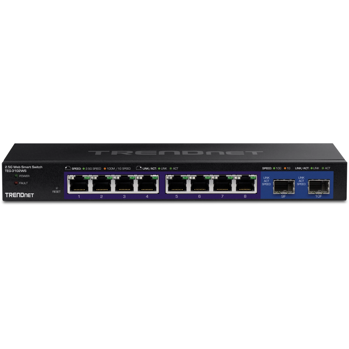 TRENDnet TEG-3102WS 10-Port 2.5G Web Smart Switch