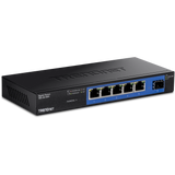 TRENDnet TEG-S51SFP 5-Port Gigabit Switch with SFP Slot