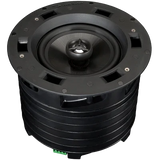 Beale Street Audio Sonic Vortex® Technology 25/70/100 volt In Ceiling 8 inch 2-way Fluted IMPP, 1 inch ALU Dome - Each