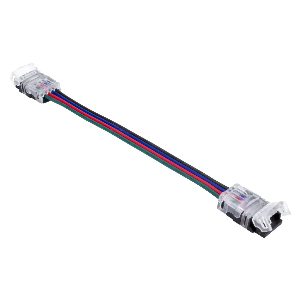Proluxe PLX-TL-HVYDTYACCSRY-RGB-JUMP-0.5 10MM 4PIN HEAVY DUTY SNAP CONNECTOR WITH CABLE; 6" JUMPER