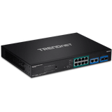 TRENDnet TPE-3012LS 12-Port Gigabit PoE+ Smart Surveillance Switch